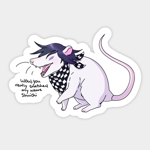 Kokichi Ouma Sticker by Rainb0w-S0da